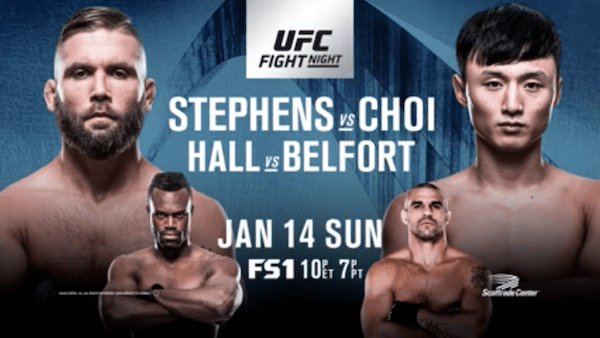 Watch UFC Fight Night 124 Stephens vs. Choi