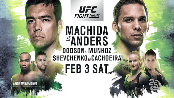 Watch UFC Fight Night 125 Machida vs Anders
